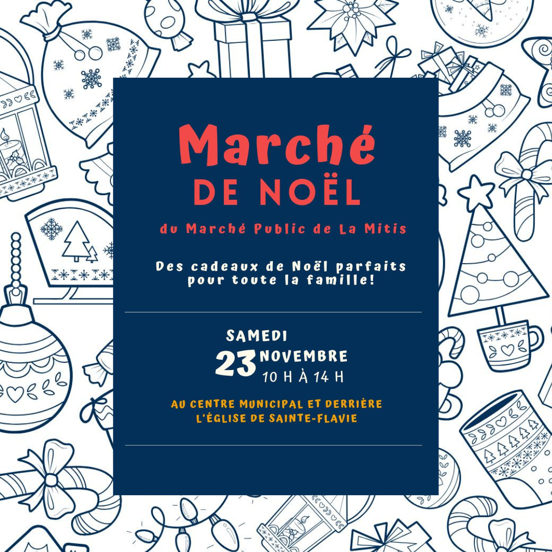 Marché de Noël à Sainte-Flavie